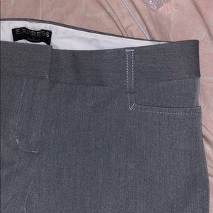 Gray dress pants
